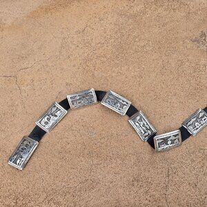 Tommy Jackson Pictorial Concho Belt